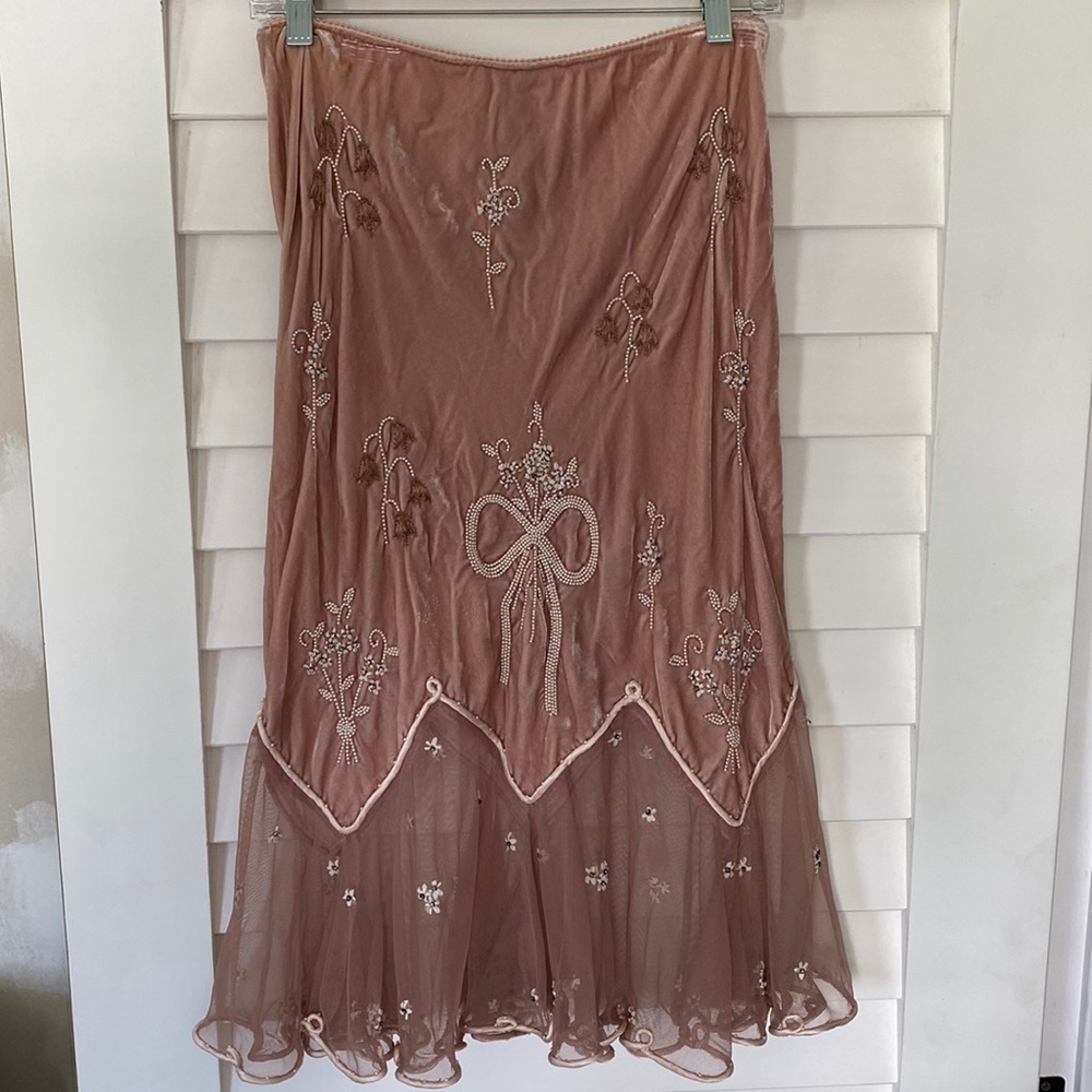 Anthropologie Odile Midi Skirt Size 8